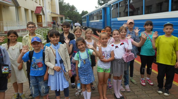 Экскурсия на Детскую железную дорогу