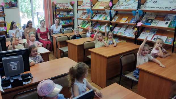 Экологический час «Про тигра и тигрят» прошёл в Детской библиотеке-филиале № 4
