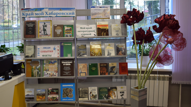 Книжная выставка «Край наш Хабаровский» в Гайдаровке